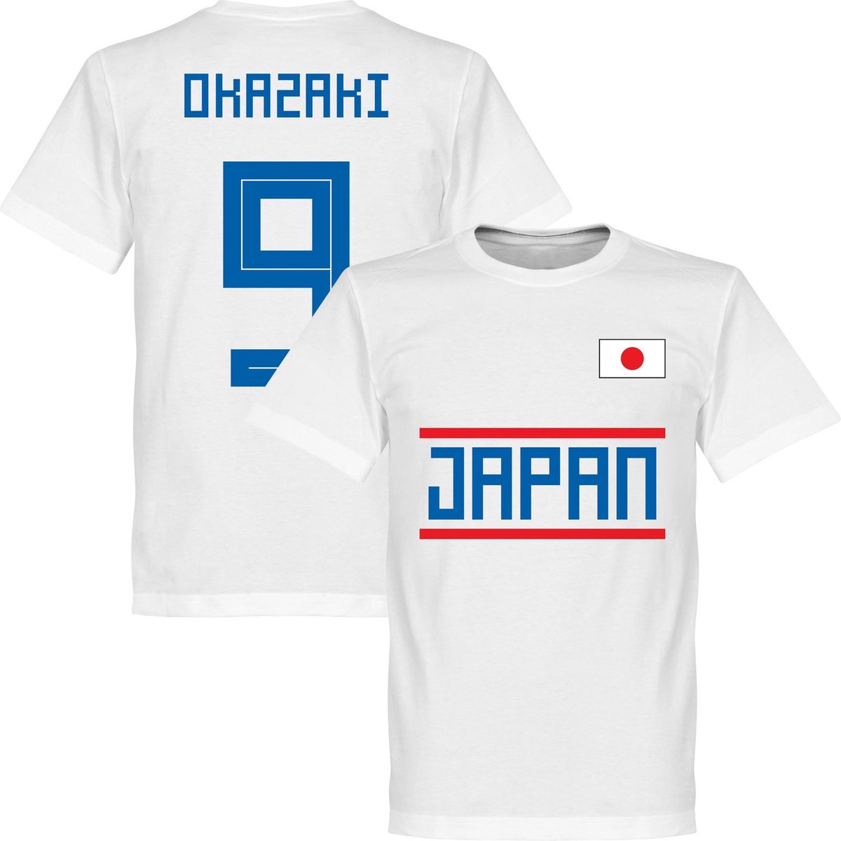 1200x1200-2615 Japan Okazaki 9 Team T-Shirt - Wit - XS - Afbeelding 1