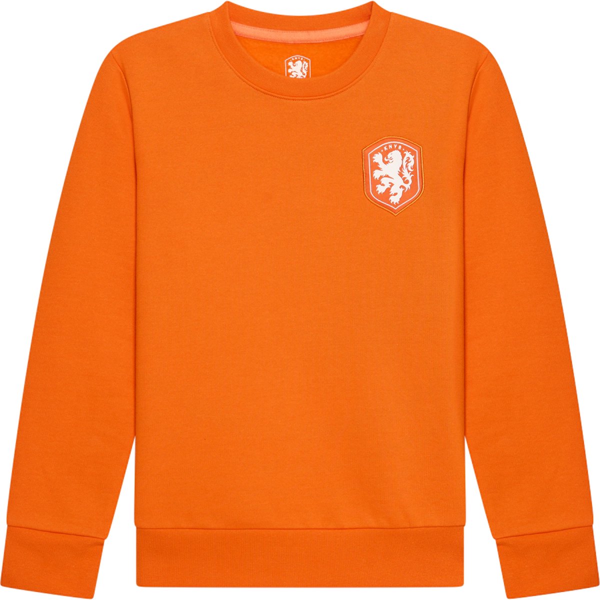 1200x1200-262 Nederlands Elftal Sweater Kinderen - Maat 140 - Officiële KNVB Kleding - Holland - Oranje Trui - Afbeelding 1