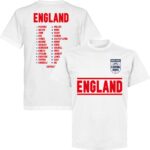 Engeland EK 2021 Selectie T-Shirt - Wit - 5XL