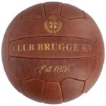 Club Brugge unieke leren retro bal maat 5 'official and collectors item'