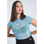Umbro Mesh Crop T-shirt Met Korte Mouwen Roze L Vrouw