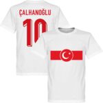 Turkije Çalhanoğlu 10 Banner T-Shirt - Wit - L