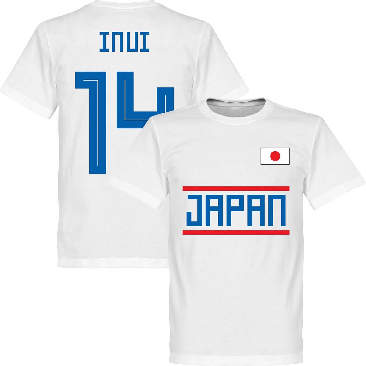 1200x1200-2709 Japan Inui 14 Team T-Shirt - Wit - XXXXL - Afbeelding 1