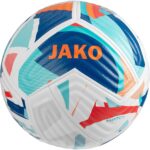 Jako Flow (Size 5) Wedstrijdbal - Wit / Navy / Oranje | Maat: 5