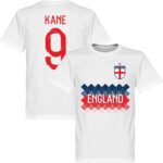 Engeland Kane 9 Team T-Shirt - Wit - XS