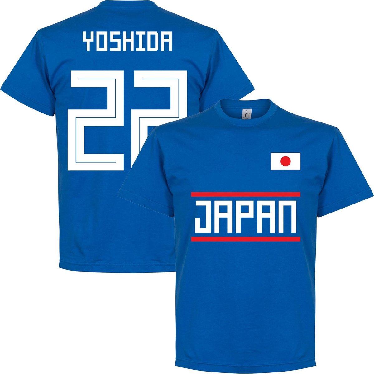 1200x1200-2774 Japan Yoshida 22 Team T-Shirt - Blauw - XXXL - Afbeelding 1