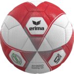 Erima Hybrid Training 2.0 (Size 5) Trainingsbal - Rood / Zilver | Maat: 5