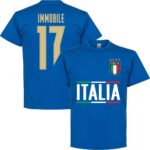 Italië Immobile 17 Team T-Shirt - Blauw - Kinderen - 104