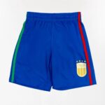 Italië Voetbaltenue Kinderen - Maat 128 - FIGC - Wit - Sportkledingset - Voetbaltenue Kinderen - Shirt & Broekje - Officiële Fanmerchandise - Jongens & Meisjes