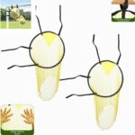 2 stuks - Voetbaldoelnet - Voetbaltrainingsdoel - Vrijetrapdoel - Jeugdschiettraining - Voetbaldoel - Voetbaltrainingsdoel - Nauwkeurigheidstrainingsuitrusting - Eenvoudig te installeren en te verwijderen