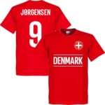 Denemarken Jörgensen 9 Team T-Shirt - Rood - M