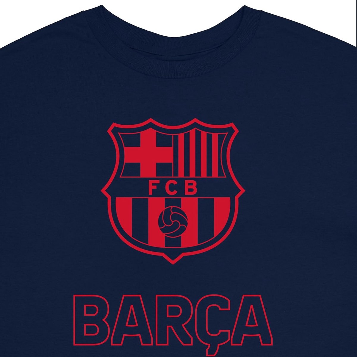 1200x1200-48 Barcelona FC voetbal T-shirt - Officieel Gelicenseerd Blauw Katoen Shirt - Afbeelding 1
