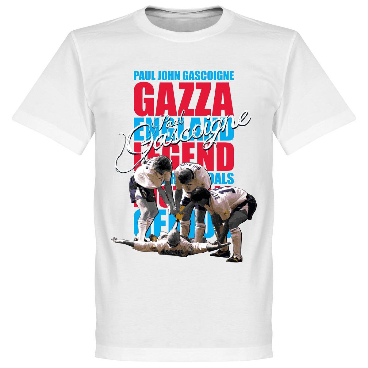 1200x1200-492 Gazza Legend T-Shirt - XXL - Afbeelding 1