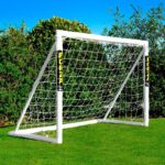 Voetbaldoel 6ft x 4ft voor Kinderen - Sterke PVC Doelposten met Voetbalnet en Vergrendelingssysteem