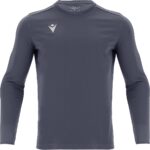 Macron Rigel Hero Voetbalshirt Lange Mouw Heren - Antraciet | Maat: S