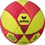 Erima Hybrid Indoor (Size 4) Voetbal - Geel / Rood | Maat: 4