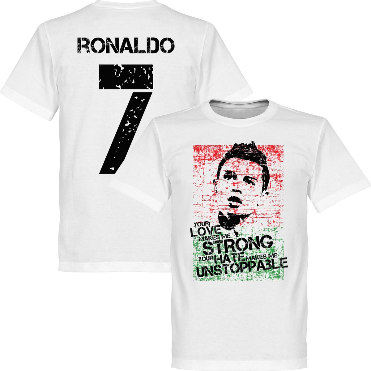 1200x1200-528 Ronaldo 7 Portugal T-Shirt - KIDS - 92/98 - Afbeelding 1