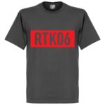 Retake RTK06 Bar T-Shirt - Donker Grijs - S