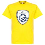 Al Nassr Logo T-Shirt - Geel - XXL