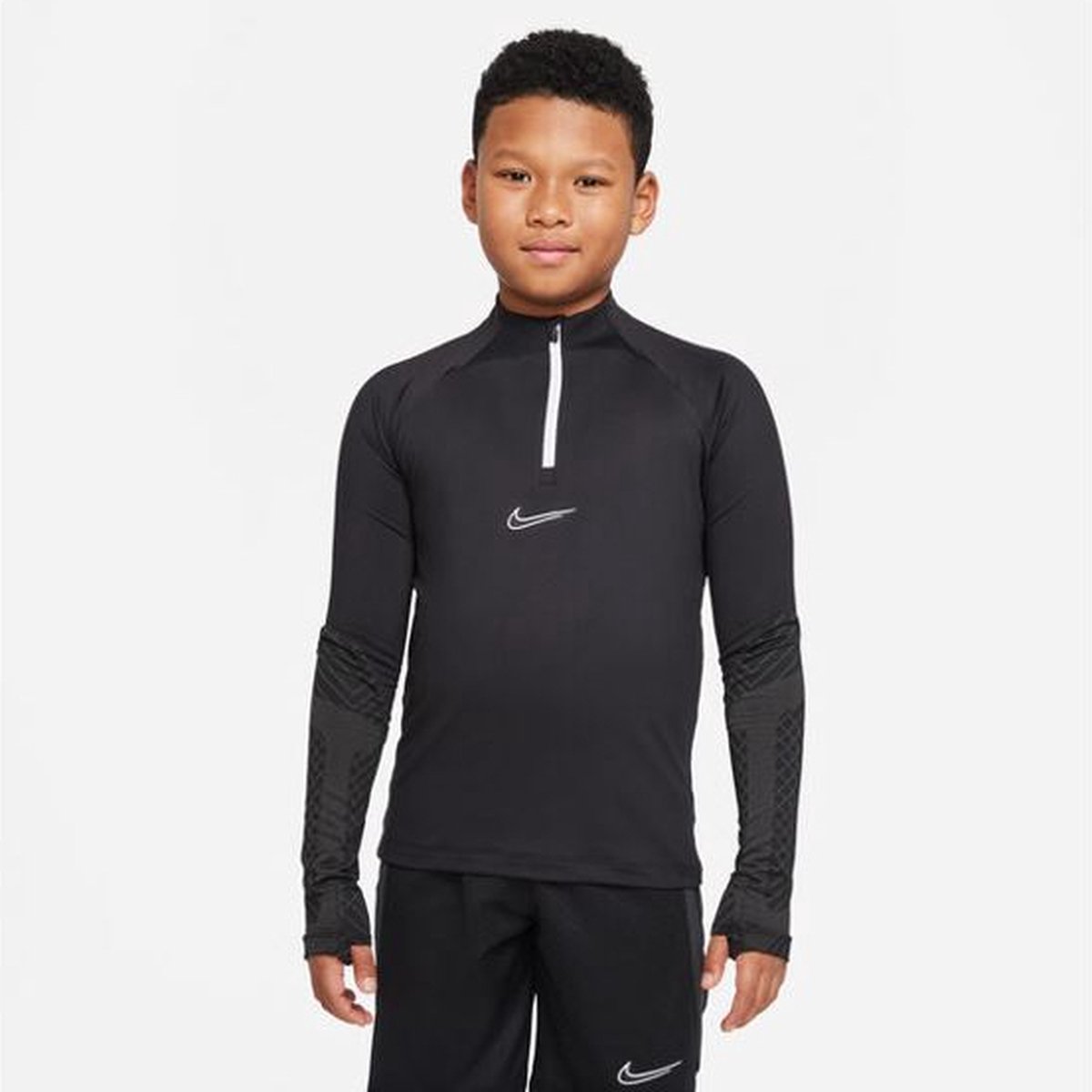 1200x1200-64 Nike Dri-Fit Strike Drilltop - Zwart - Maat 128/137 - Kids - Afbeelding 1