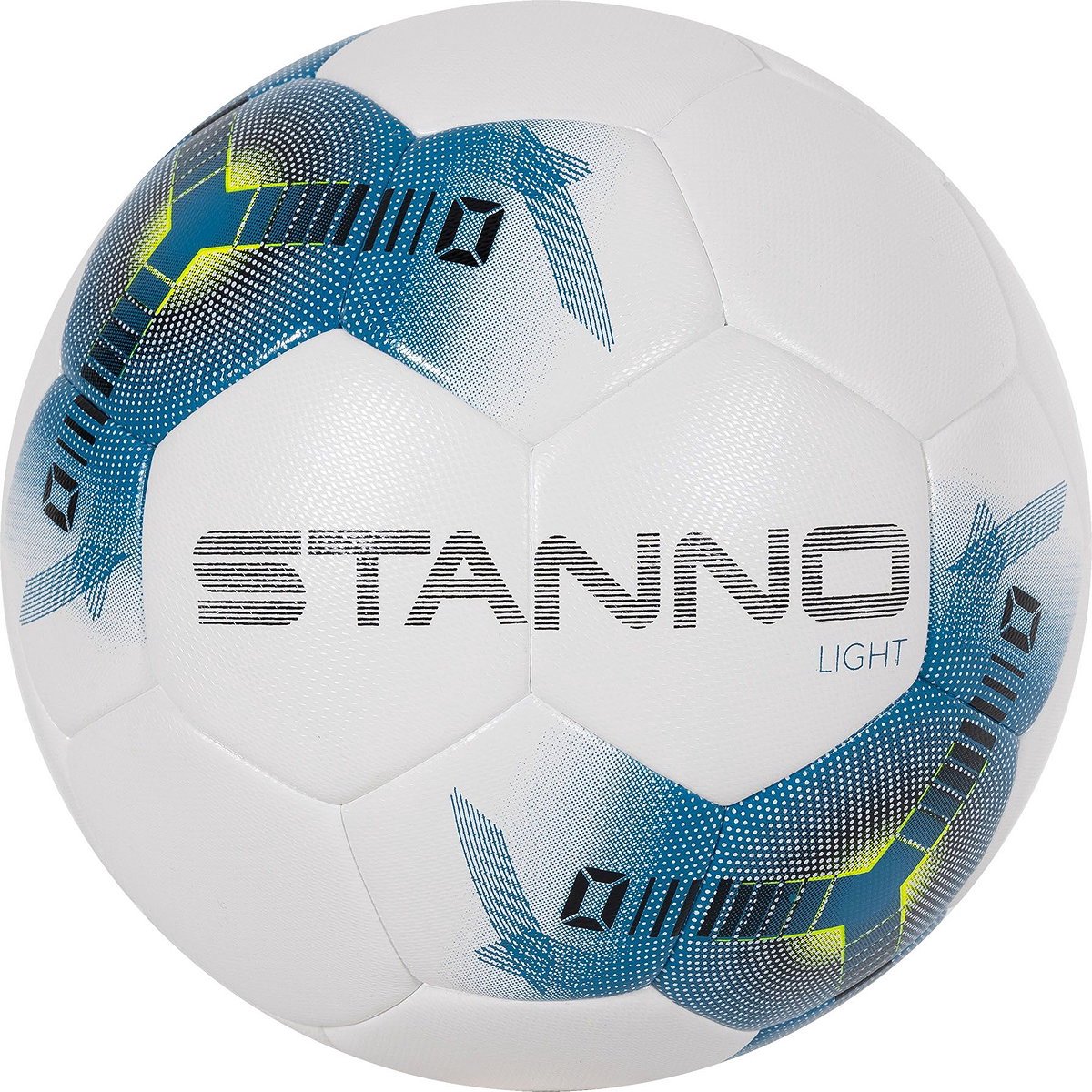 1200x1200-643 Stanno Prime Light II Trainingsbal - Wit / Royal | Maat: 5 - Afbeelding 1