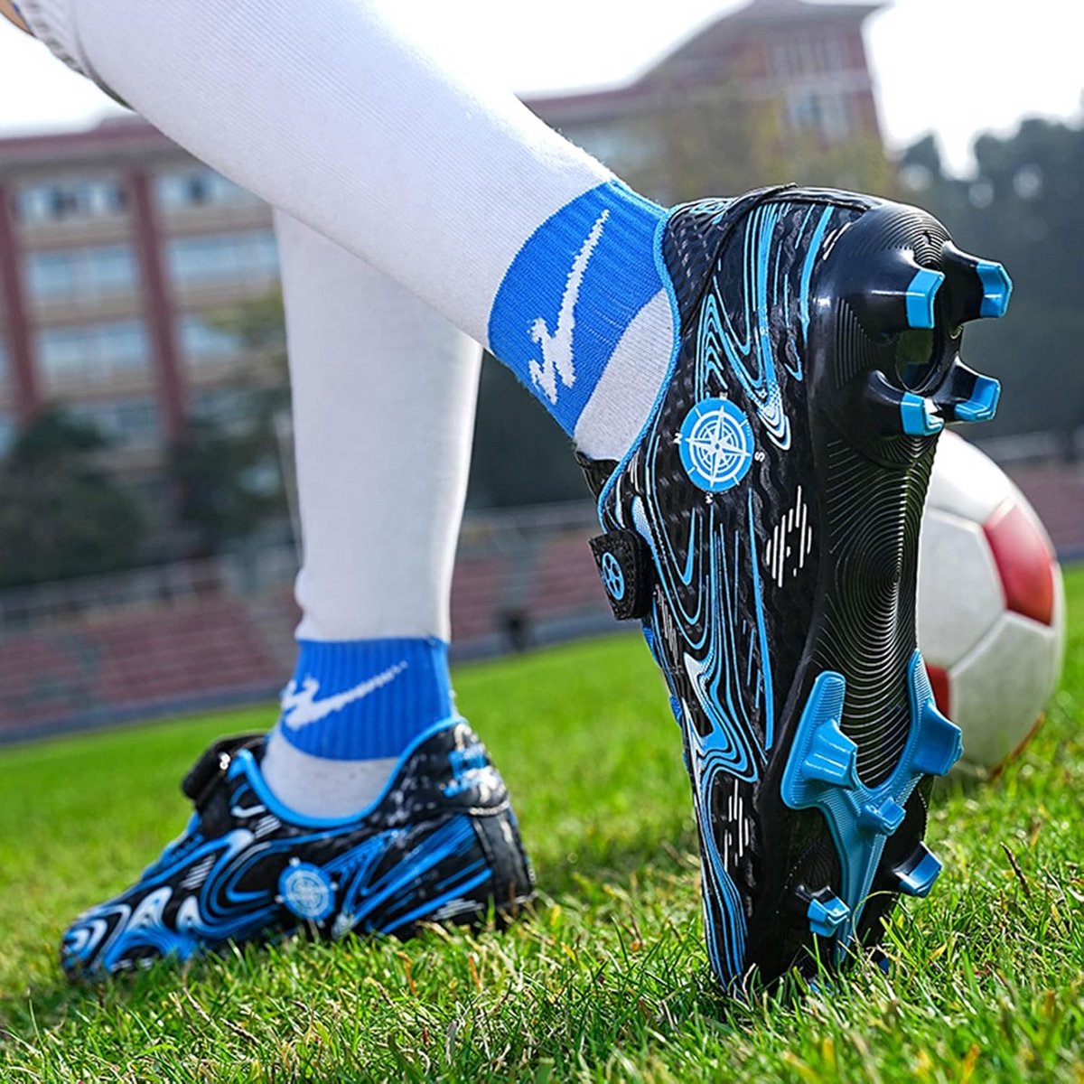 1200x1200-749 Kinder Voetbalschoenen TF - Professionele Lichte Sportschoenen voor Jongens en Meisjes - Afbeelding 1