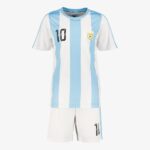 Dutchy tweedelig kinder sport set wit blauw - Maat 128