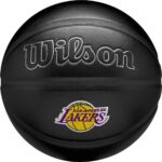 Wilson NBA Team Premiere Los Angeles Lakers Ball, Unisex, Zwart, basketbal, maat: 7