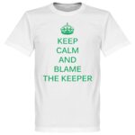 Keep Calm and Blame the Keeper T-Shirt - S