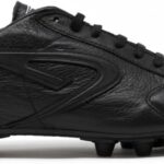Voetbalschoenen van Kalfsleer - Klassiek Model - All Black