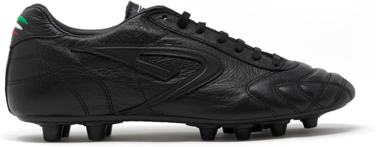 1200x471-2 Voetbalschoenen van Kalfsleer - Klassiek Model - All Black - Afbeelding 1
