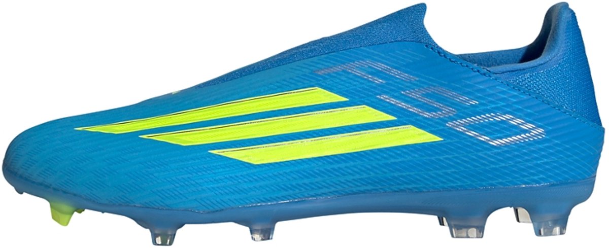 1200x489-7 Adidas Performance F50 League Laceless Firm Ground / Multi Ground Voetbalschoenen - Unisex - Blauw - Afbeelding 1