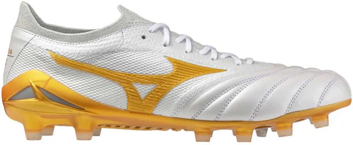 1200x492 Mizuno Morelia Elite Ii Fg Voetbalschoenen Wit EU 44 - Afbeelding 1
