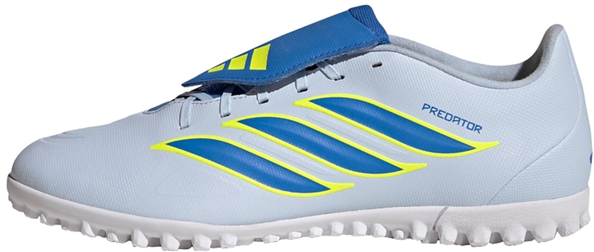 1200x511-6 Adidas Performance Predator Club Fold-Over Tongue Turf Voetbalschoenen - Unisex - Blauw - Afbeelding 1