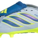 Adidas Performance Predator League Fold-Over Tongue Firm Ground Voetbalschoenen Kids - Kinderen - Blauw
