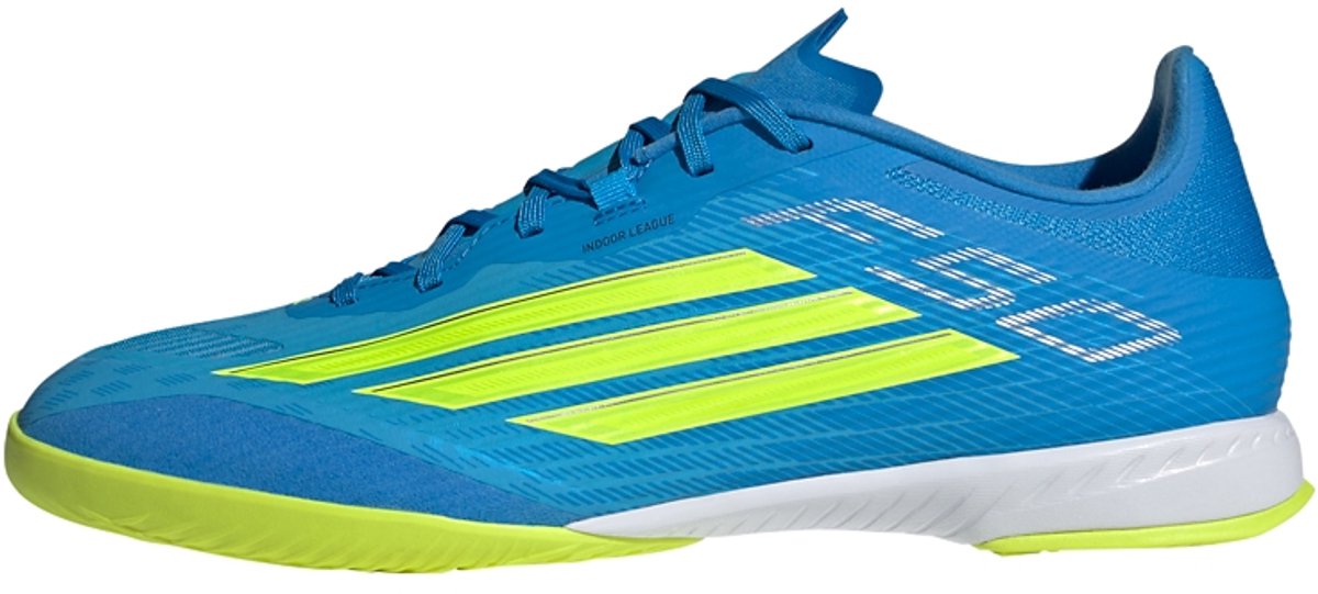 1200x541-17 Adidas Performance F50 League Indoor Voetbalschoenen - Unisex - Blauw - Afbeelding 1
