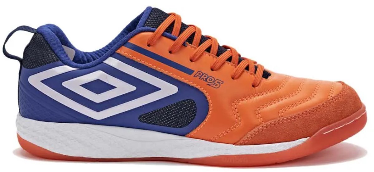 1200x554-4 Umbro Pro 5 Bump Zaalschoenen Oranje EU 45 Man,Vrouw - Afbeelding 1