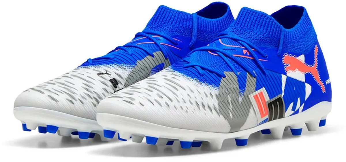 1200x563-3 Puma Select Future 8 Match Forever Mg Voetbalschoenen Blauw EU 44 1/2 Man - Afbeelding 1