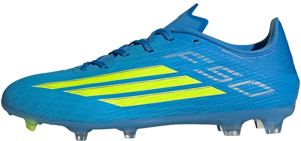 1200x563-8 Adidas Performance F50 League Firm Ground / Multi Ground Voetbalschoenen - Unisex - Blauw - Afbeelding 1