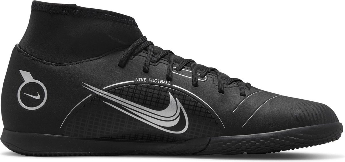 1200x563-9 Nike Mercurial Zaal Voetbalschoenen - Maat 44.5 - Zwart - Sokje - Mannen - Afbeelding 1