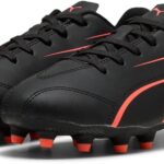 Puma voetbalschoenen Vitoria FG/AG - zwart/rood - heren - maat 43.