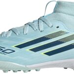 Adidas Performance F50 Sparkfusion League Mid Cut Turf Voetbalschoenen Kids - Kinderen - Blauw