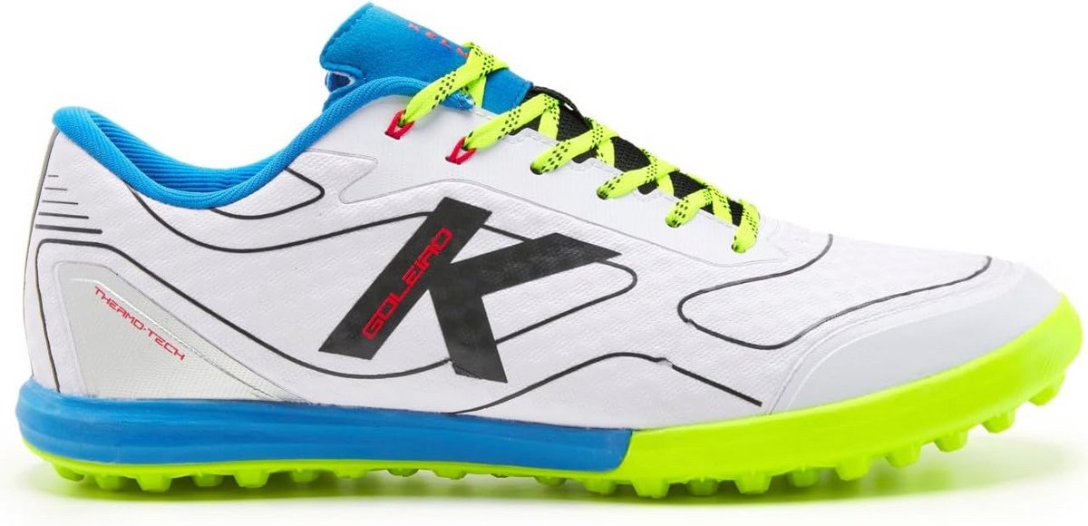 1200x580-3 Voetbalschoenen Turf Heren/Dames - Comfortabele Kunstgras Schoen Wit - Afbeelding 1