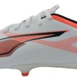 Puma Ultra 5 Play FG/AG junior voetbalschoenen wit zwart rood - kind.