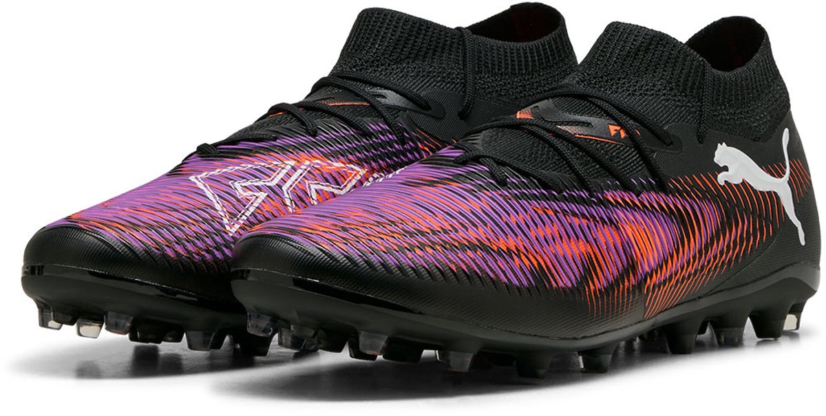 1200x605-1 Puma Future 8 Match Mg Voetbalschoenen Zwart EU 42 1/2 Man - Afbeelding 1