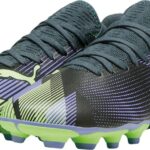 PUMA FUTURE 7 PLAY FG/AG Unisex Sportschoenen - Gray Skies-Elektro Purple-Fizzy Apple-PUMA White - Maat 41