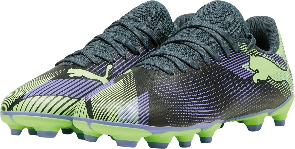 1200x608-3 PUMA FUTURE 7 PLAY FG/AG Unisex Sportschoenen - Gray Skies-Elektro Purple-Fizzy Apple-PUMA White - Maat 41 - Afbeelding 1