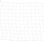 Duurzaam Voetbaldoel Net van Polypropyleen voor Sportwedstrijden en Training 180x120x0.5cm (Wit) - Ideaal voor Buiten en Binnen Gebruik