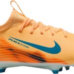 Nike JR Zoom Vapor 16 Academy - Kylian Mbappe - Oranje/Blauw - Voetbalschoenen - Kinderen