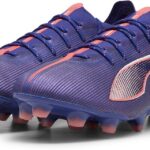 Puma Fußballschuhe Low Ultra 5 Ultimate FG 107683 Lapis Lazuli-Puma White-Sunset Glow-47